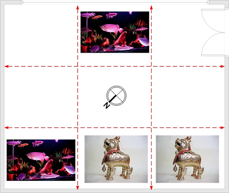 办公室风水财位摆放图解