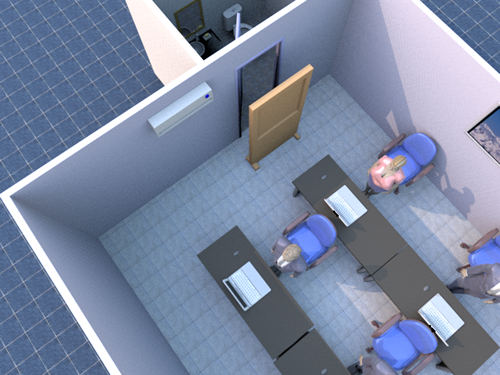 办公桌对着厕所门的风水化解方法