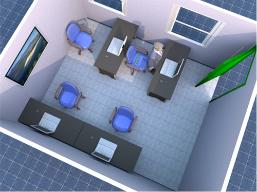 办公桌正对门的化解方法图解