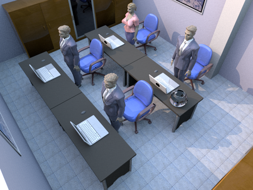 座位背后有尖角冲射化解方法图解