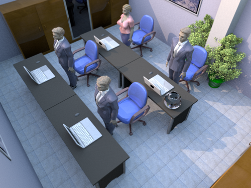 座位背后有尖角冲射化解方法图解