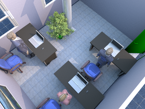 办公桌正对柱子化解方法