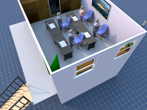 办公室正对下楼梯的化解方法