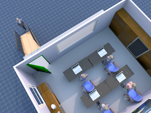 办公室正对下楼梯的化解方法