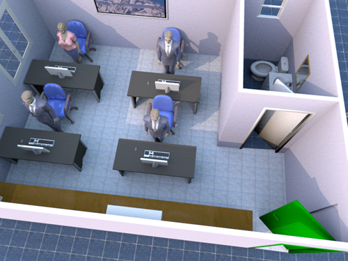 厕所门开在办公室门口的化解方法