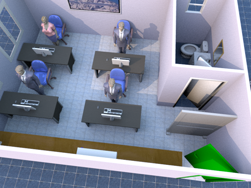 厕所门开在办公室门口的化解方法