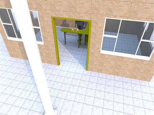 公司大门正对柱子的化解方法