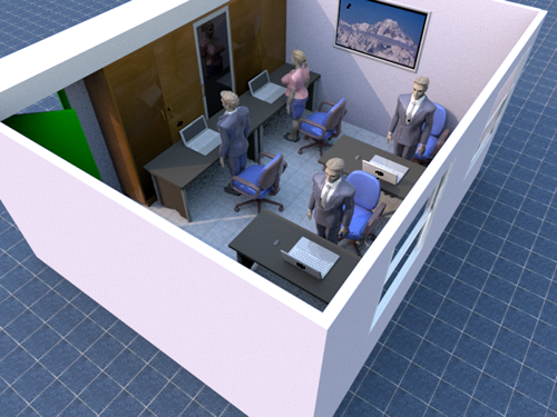 梁压办公桌的风水化解方法图解