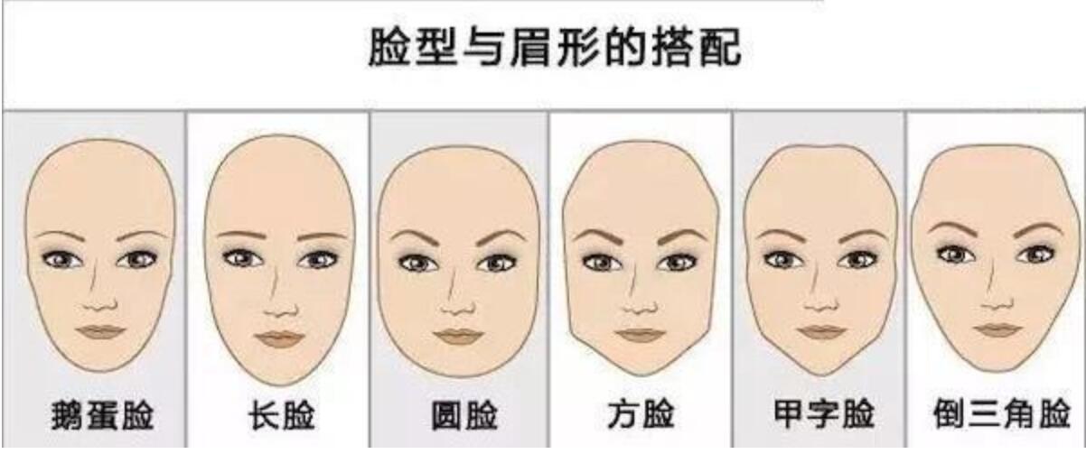 脸型基本上可以分类为七型 你属于哪一类？