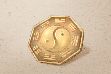 增进夫妻感情的吉祥物 增进夫妻感情的吉祥物 桃木青铜八卦龙凤镜