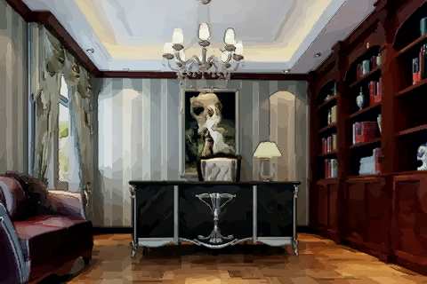 图解书房巧风水布局事业学习节节高