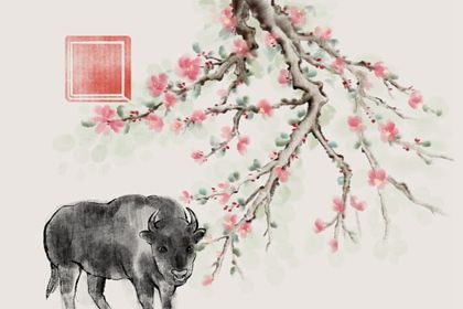 水墨国风 生肖1.0 牛1(无字) 属牛人运气最好的年龄 属牛人哪年运气最好