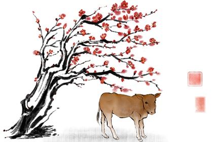 水墨生肖 2.0 牛4 属牛人2021年爱情婚姻怎么样 综合运势稳定