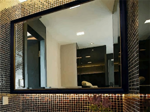 厕所镜子对着门风水情况如何