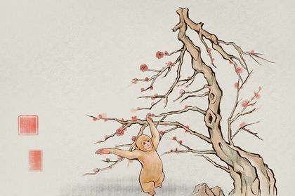 水墨生肖 2.0 猴1 1980年属猴每月运势 运势详解