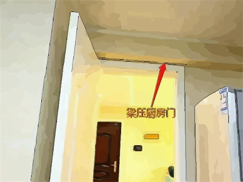 横梁压门的正确图片 横梁压门如何化解
