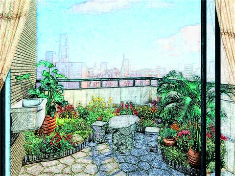 阳台正对对面小区大门好不好