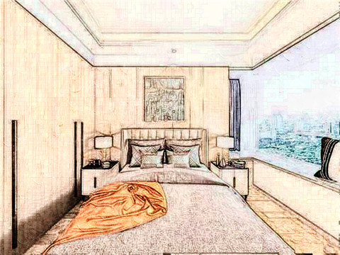 房门冲床示意图 如何正确摆放床