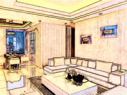 客厅沙发背后没有墙怎么设计会有好风水