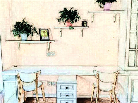 书桌摆放风水正确图 书桌应该如何摆放