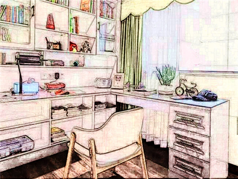 书桌冲门无靠如何化解