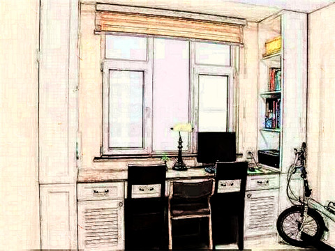 书桌背后没有墙的化解之法 书桌如何摆放