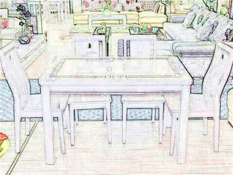 进门见餐桌怎么化解对家运有帮助