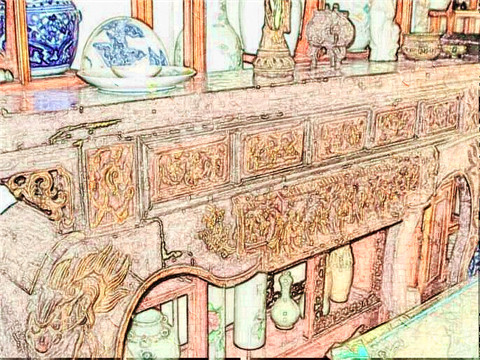 供桌下面那个柜能装东西吗 有什么风水讲究