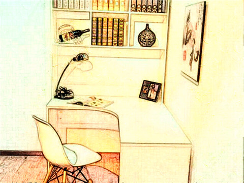 书桌背后有墙但是不靠墙可以吗