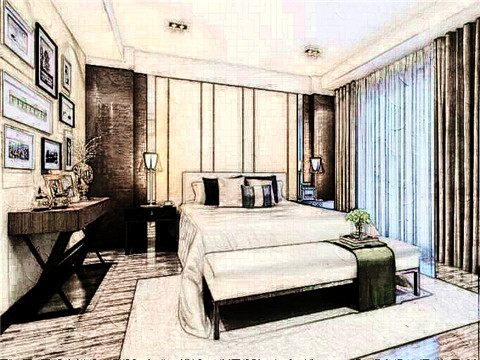 没有床头板的床应该怎么摆放