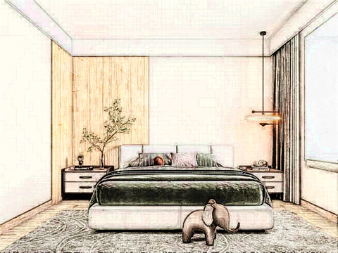 床头和房门在一面墙上好不好